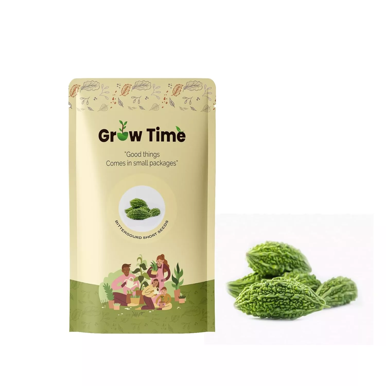 Growtime Bittergourd Smooth Short Vegetable Seeds