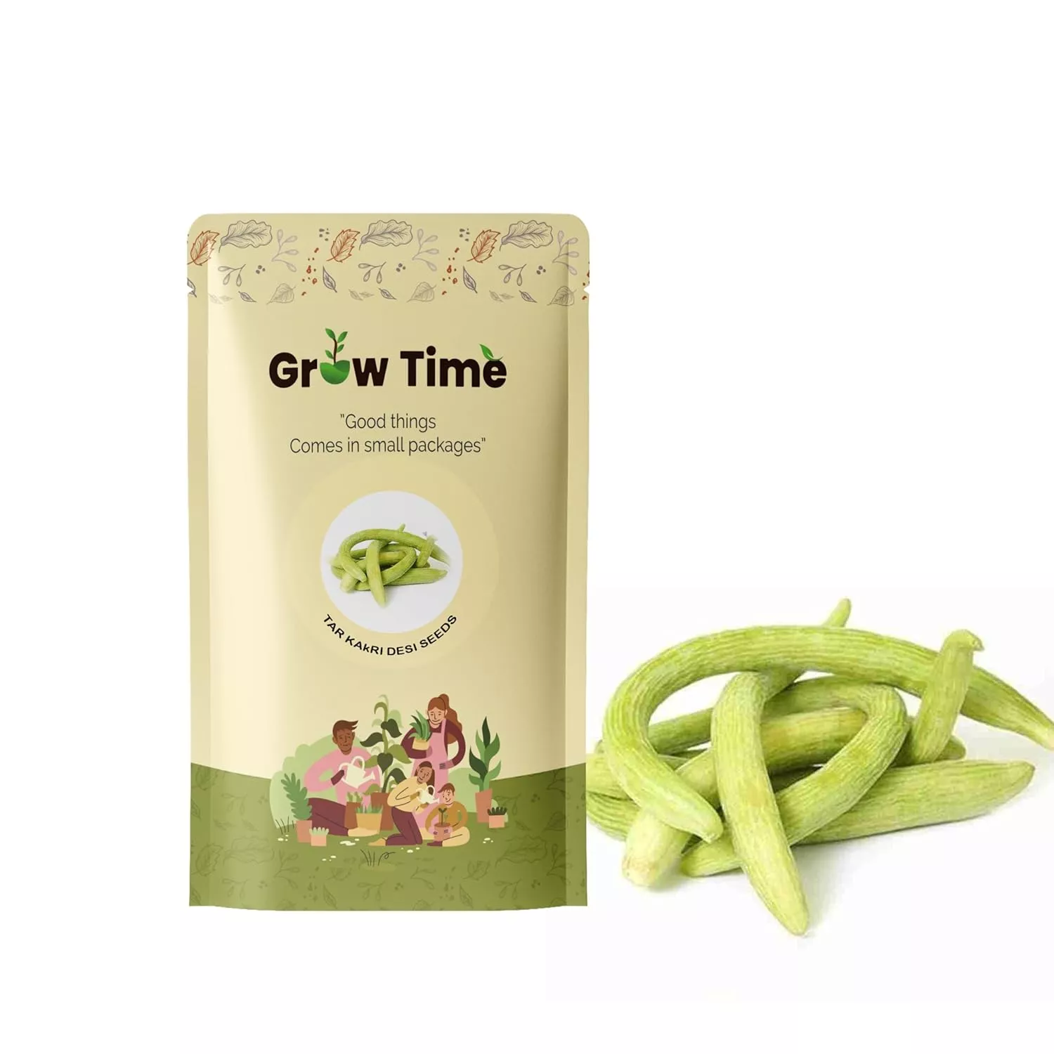 Growtime Tar Kakri Desi Vegetable Seeds (Green, Pack of 4g)