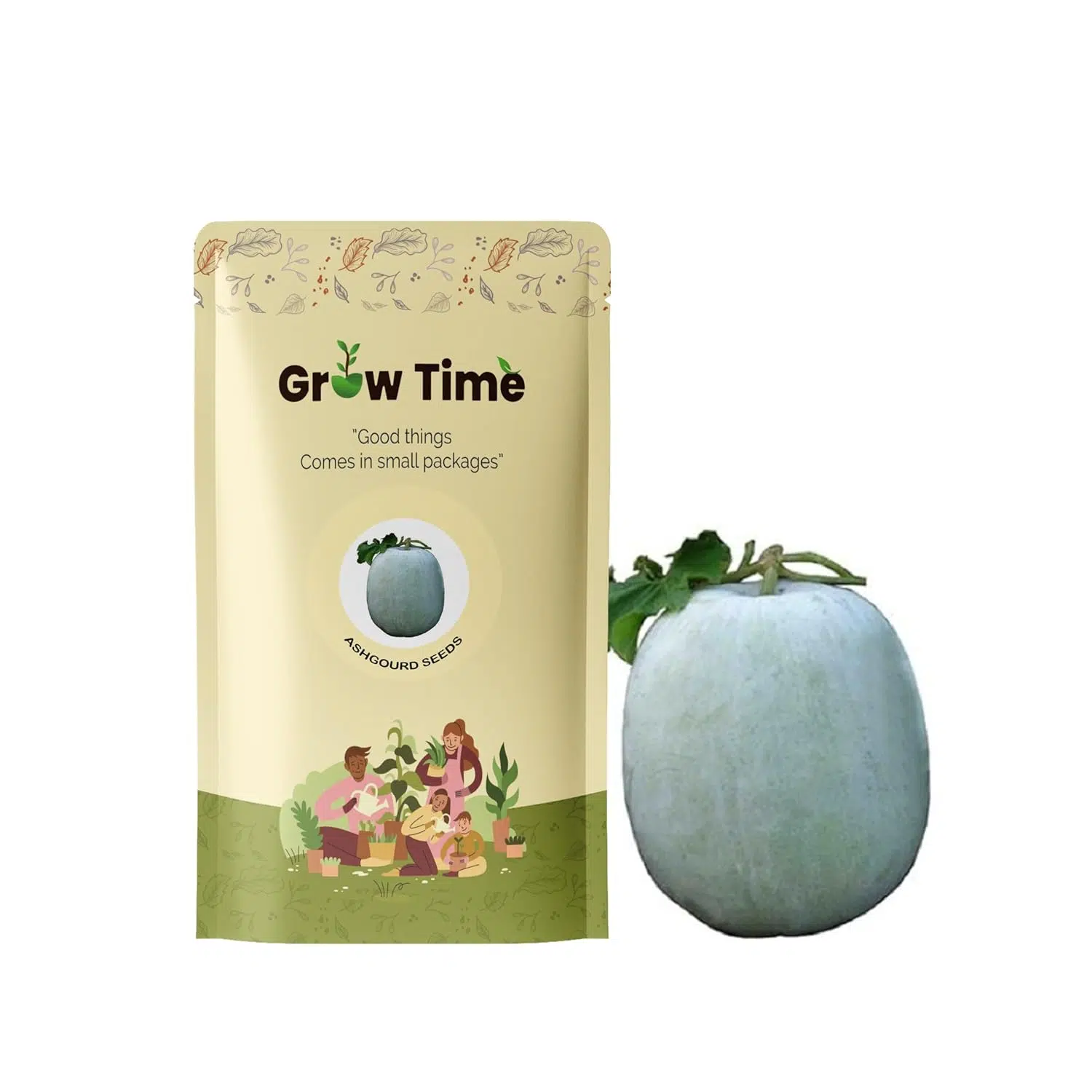 Growtime Ashgourd Round Vegetable Seeds (Pack of 5g)