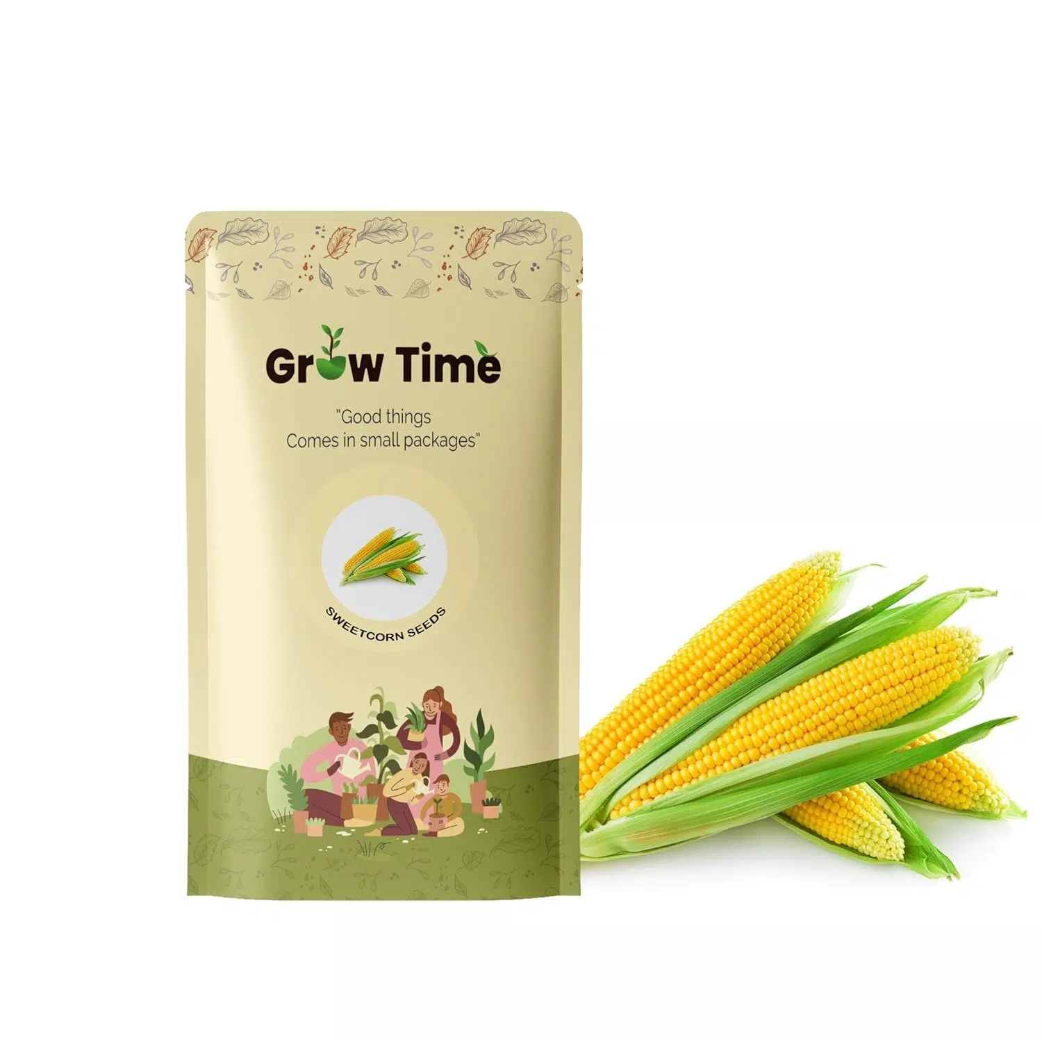 Growtime Sweetcorn Vegetable Seeds (Pack of 10g)