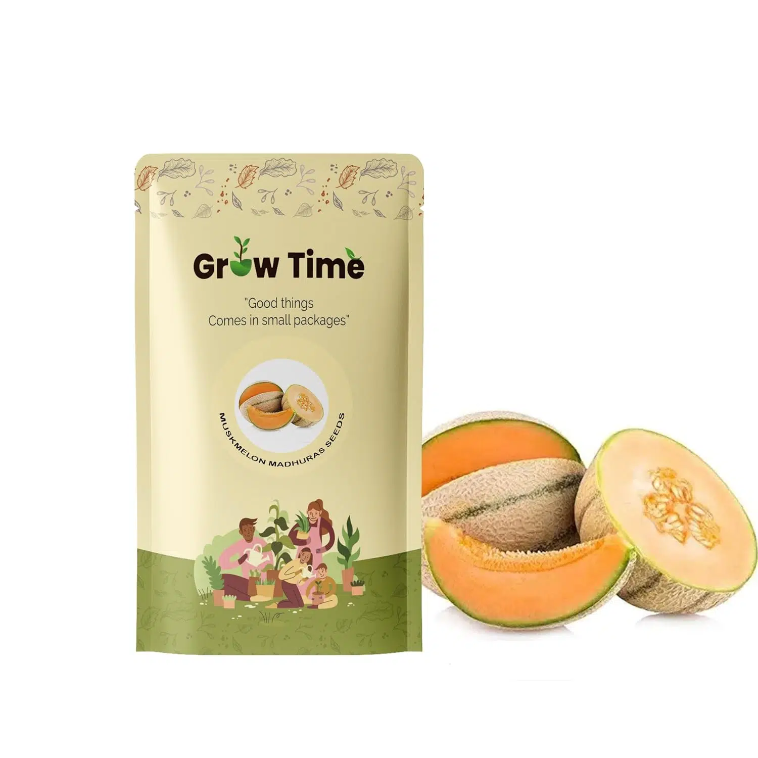 Growtime MuskMelon Madhuras Vegetable Seeds (Pack of 5g)